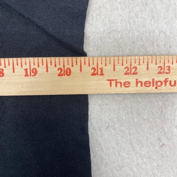 Johnny Cash Man In Black Tee Thrifted Vintage Style Size L - Picture 6 of 10